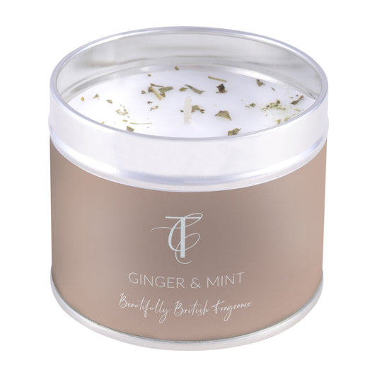 Ginger & Mint Tin Candle