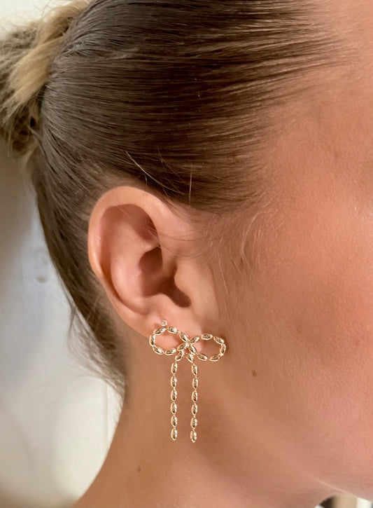 Celine Bow Stud Earrings