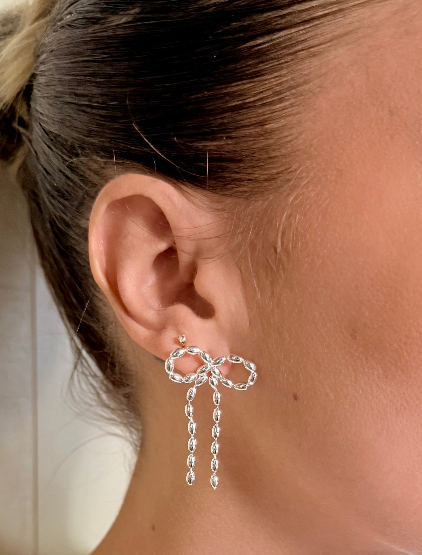 Celine Bow Stud Earrings