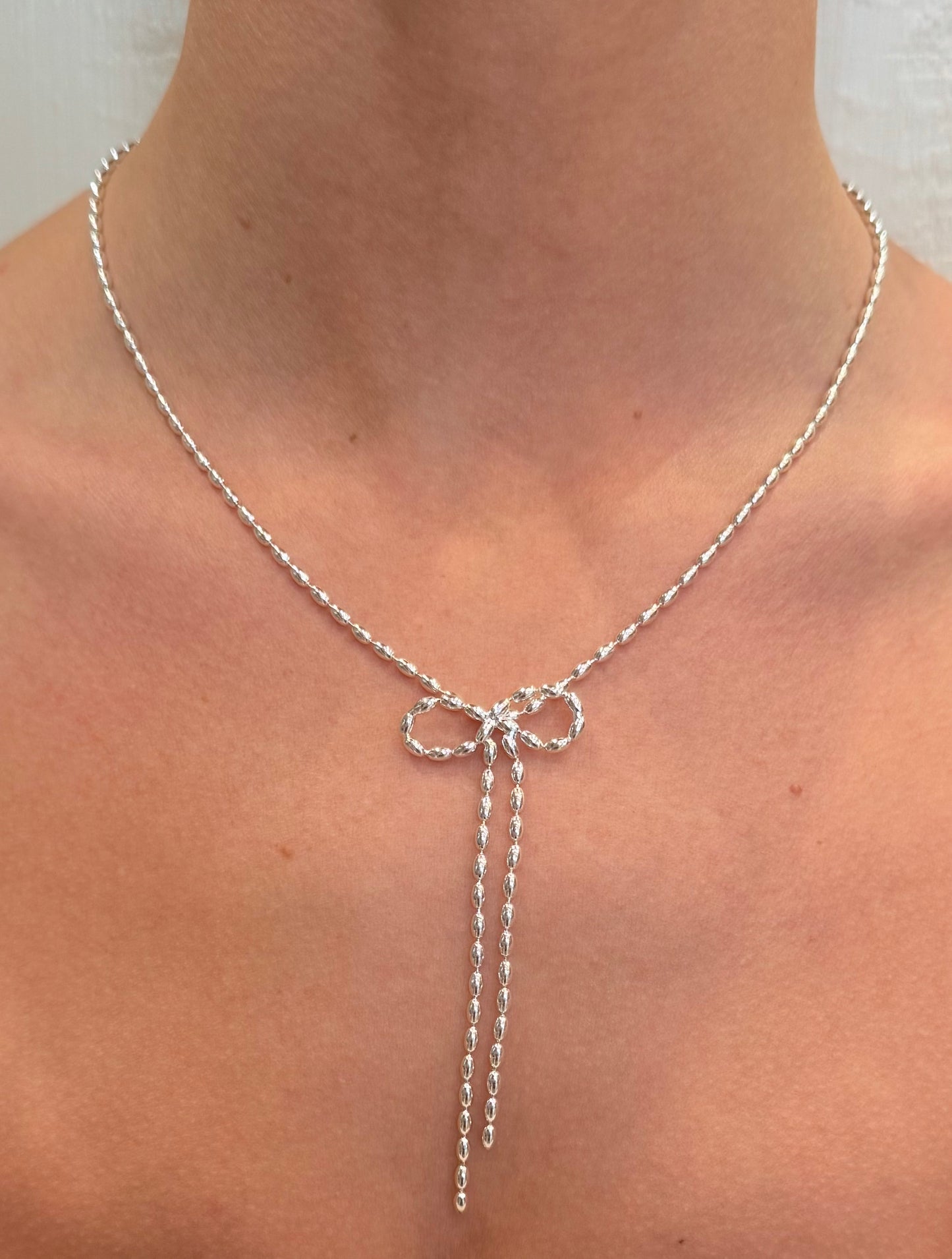 Marina Bow Chain Necklace