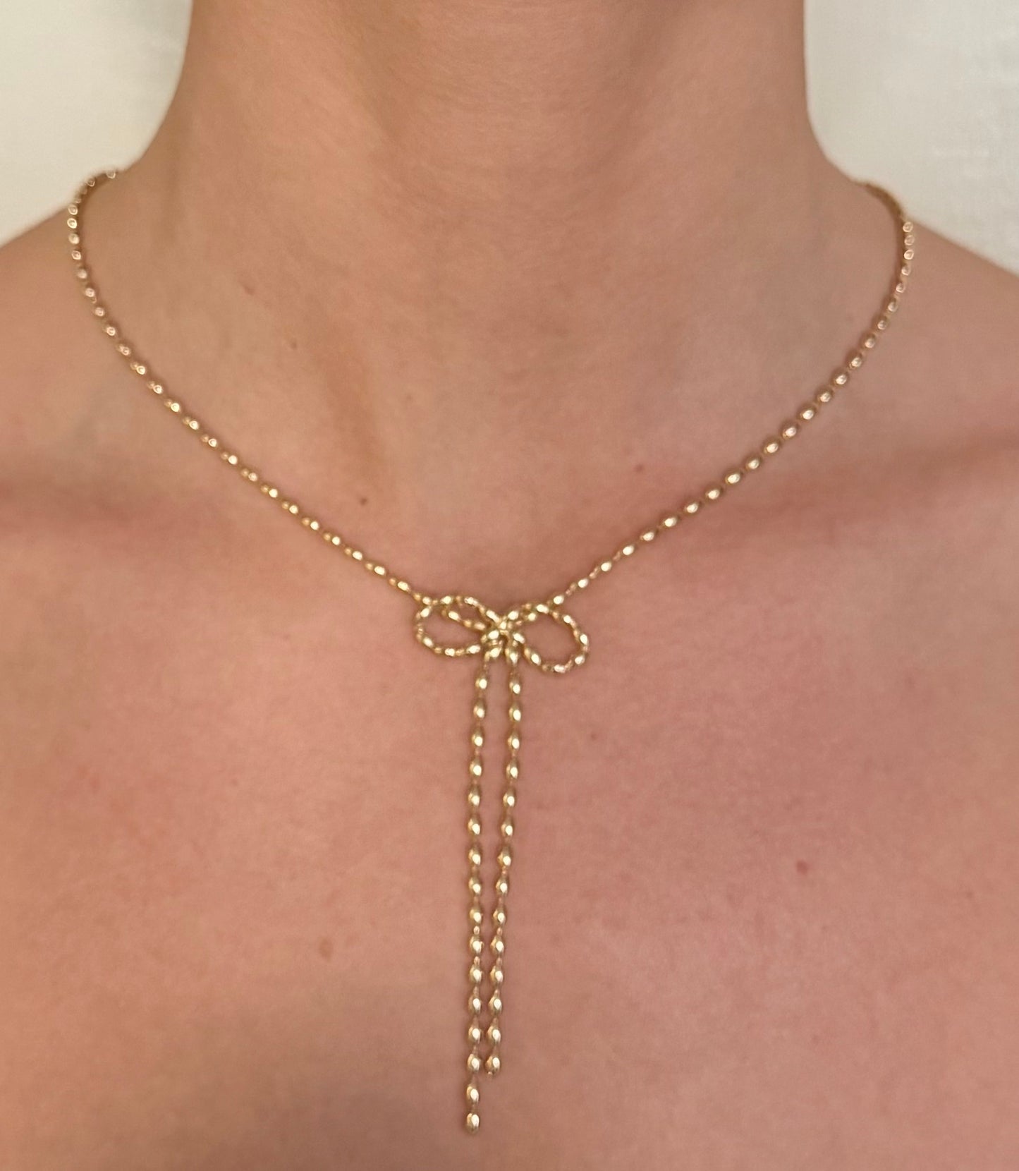 Marina Bow Chain Necklace