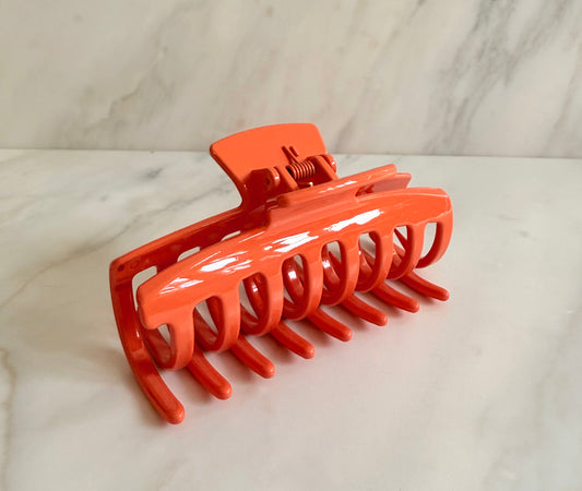 Hair Claw Clip Orange