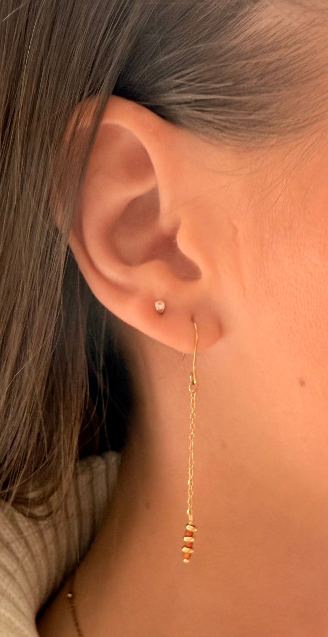 Donna Stainless Steel Earrings