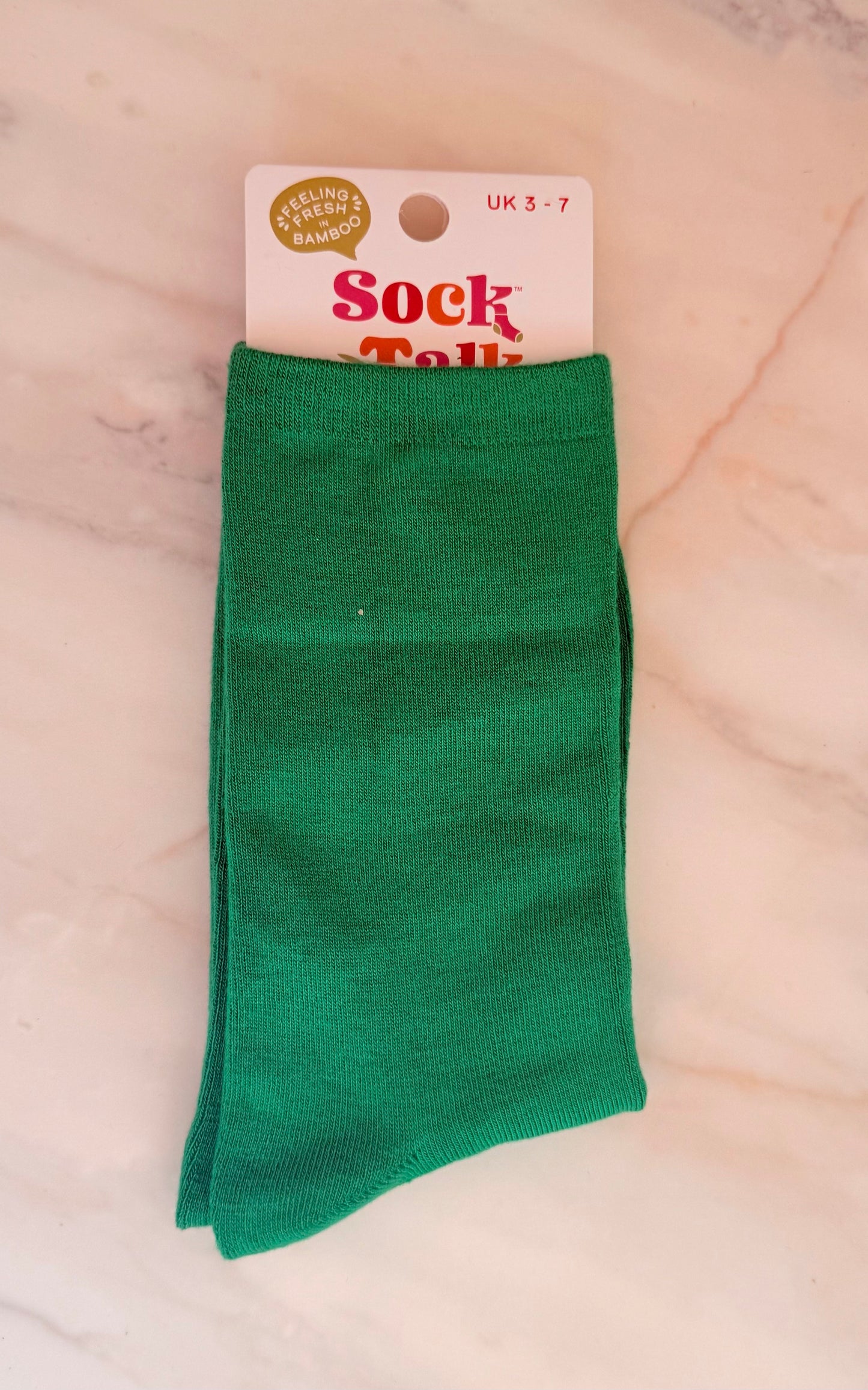 Women's Solid Bamboo Socks - Bright Green