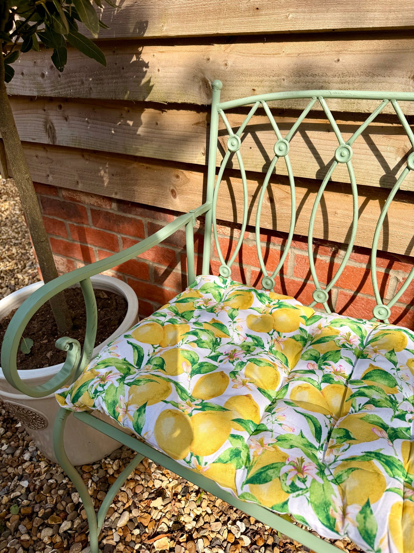BENCH SEATPAD (LEMON)
