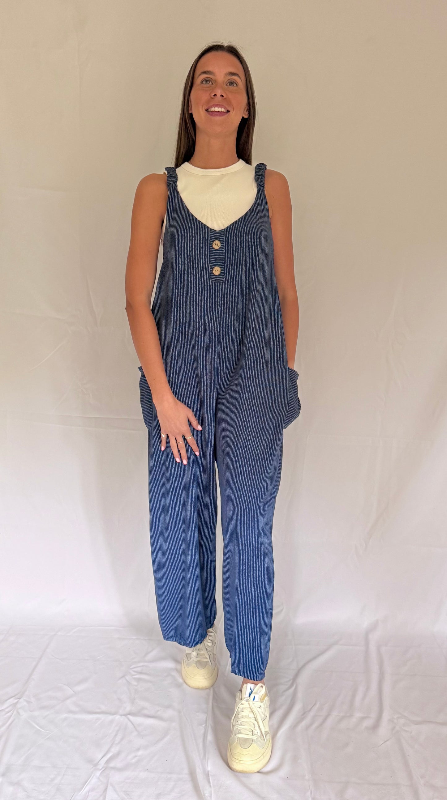 Stripped Jumpsuit