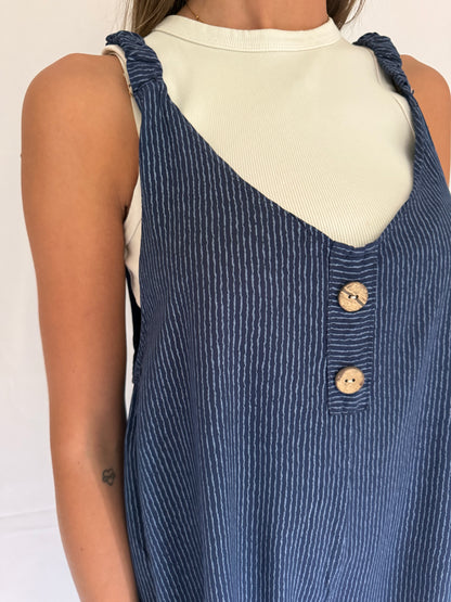 Stripped Jumpsuit