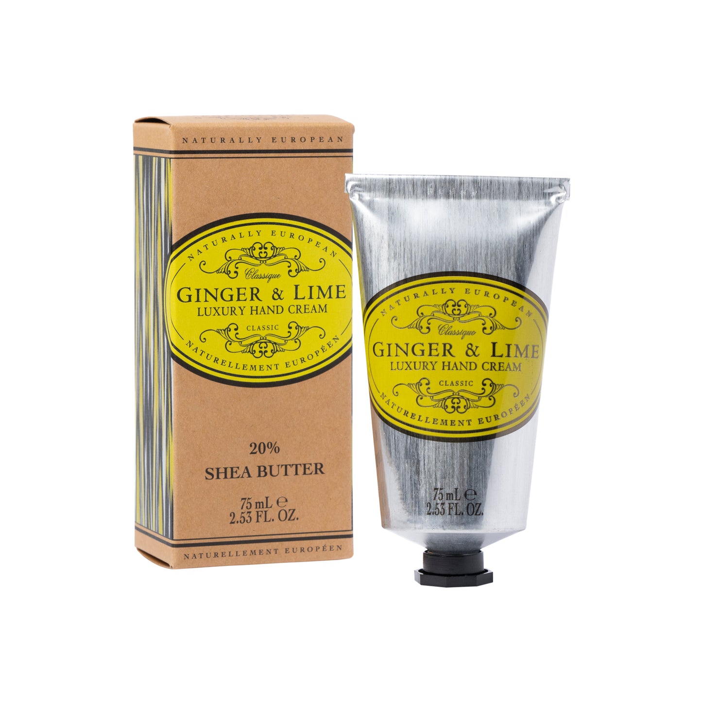 Naturally European Ginger & Lime Hand Cream 75ml