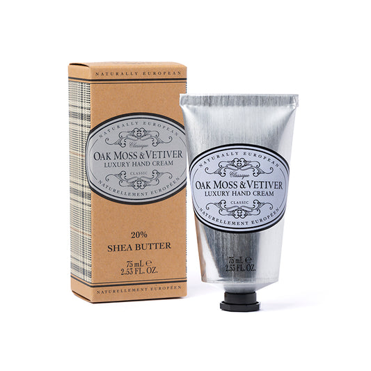 Naturally European Oak Moss And Vetiver Hand Cream 75ml