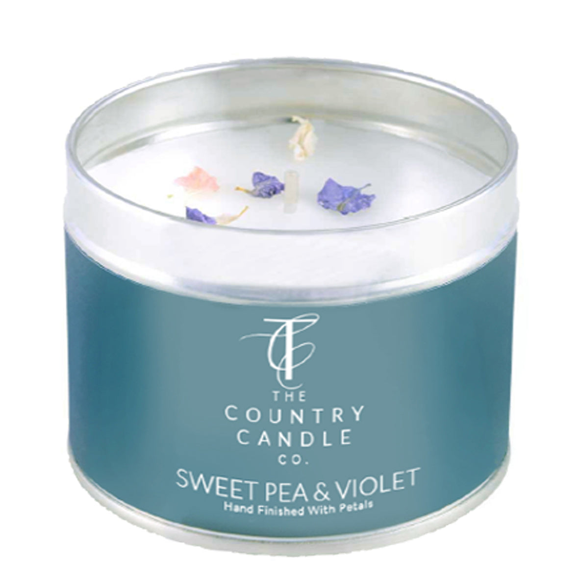 Sweet Pea & Violet Tin Candle