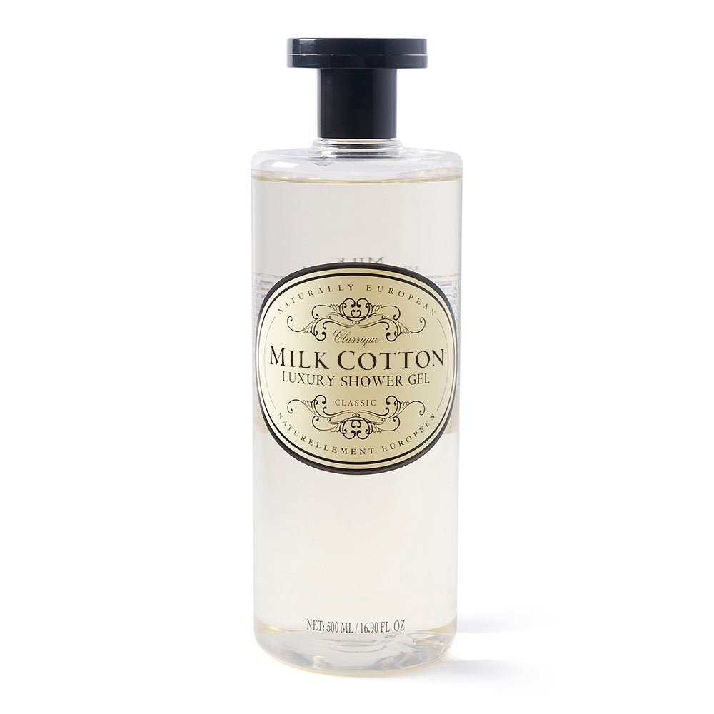 Naturally European Milk Cotton Shower Gel 500ml