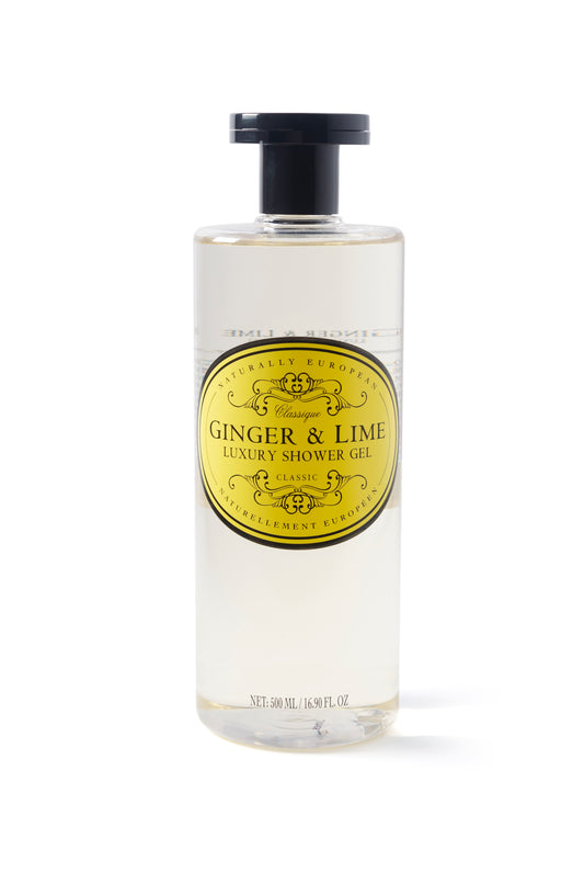 Naturally European Ginger & Lime Shower Gel 500ml